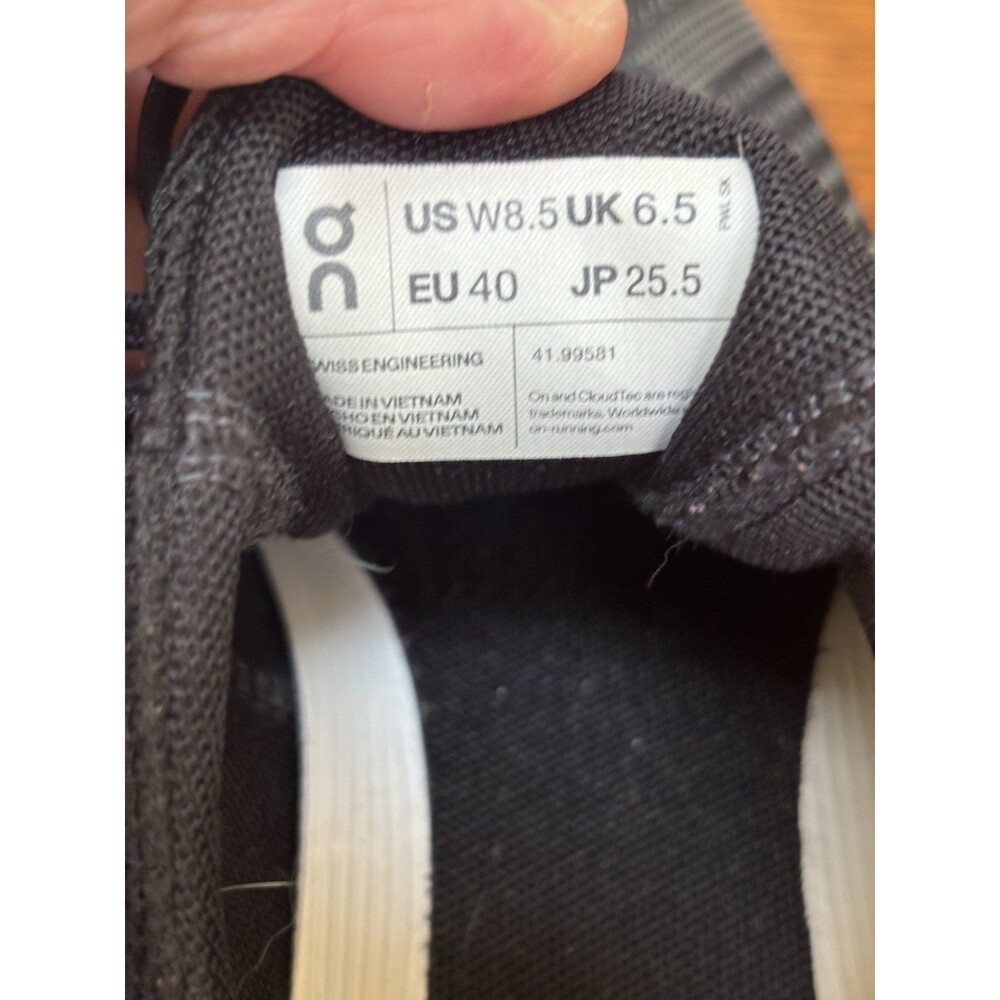 ON Cloud Cloudswift Model 41-99581 Black Women’s 8 - Picture 8 of 10